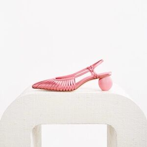 Cult Gaia Pink Slingback Heels